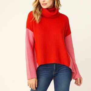Pink & Red Sweater